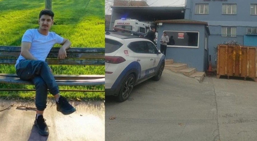 Asansörle duvar arasına sıkışarak can verdi