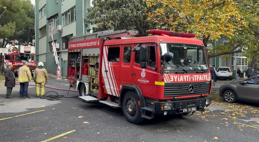 Restoranın bacasında çıkan yangın söndürüldü