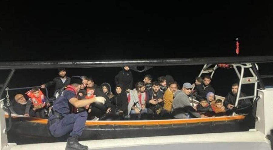 46 düzensiz göçmen yakalandı