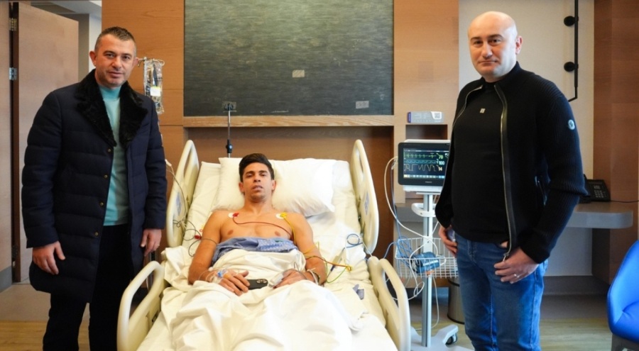 Hüseyin Yücel'den Gabriel Paulista'ya ziyaret