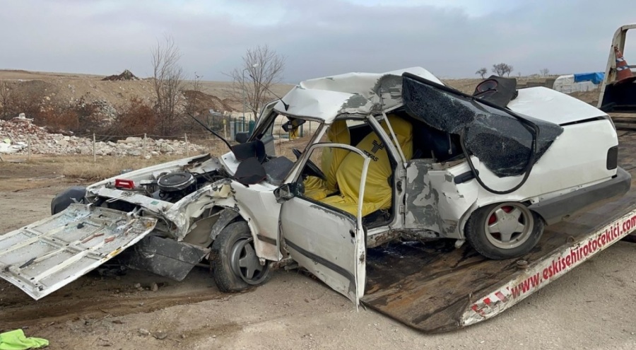 Eskişehir'de can alan kaza! 18 yaşındaki sürücü hayatını kaybetti