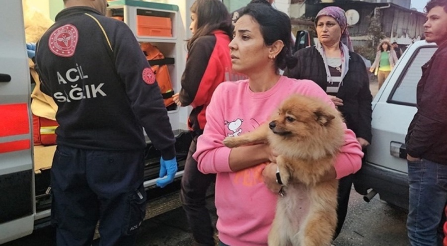 Veteriner kliniğinde yangın!
