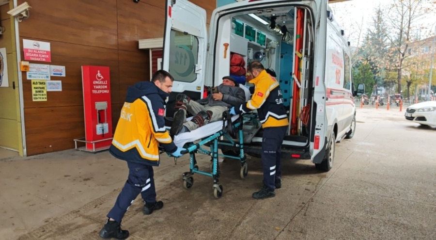 Bursa'da motosiklet kazası: 67 yaşındaki sürücü yaralandı