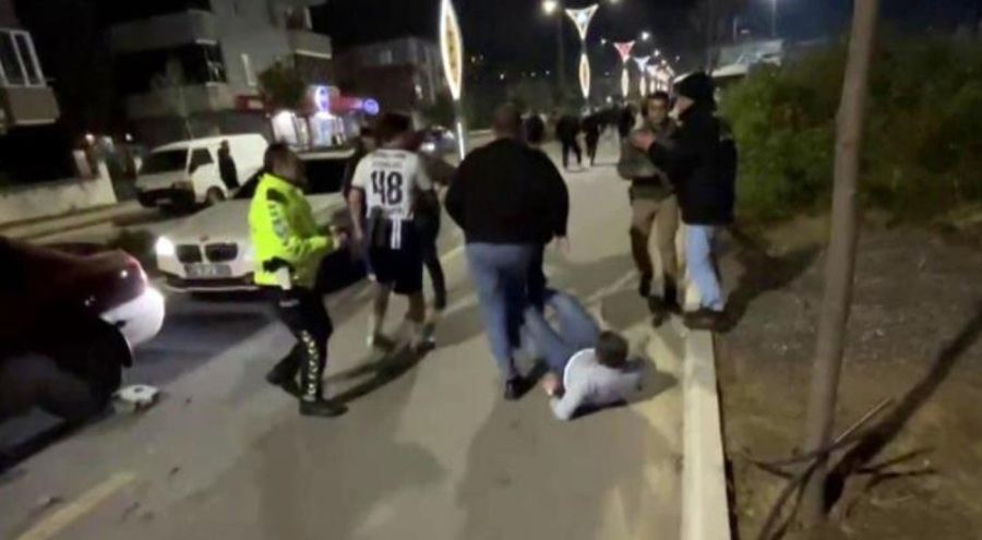 Maç yüzünden gözünden oldu!