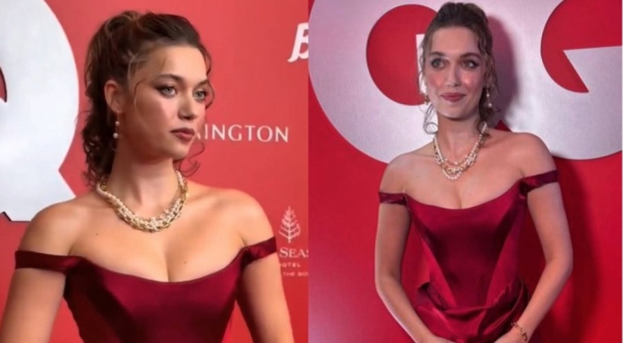 Afra Saraçoğlu ödül alırken ağladı!