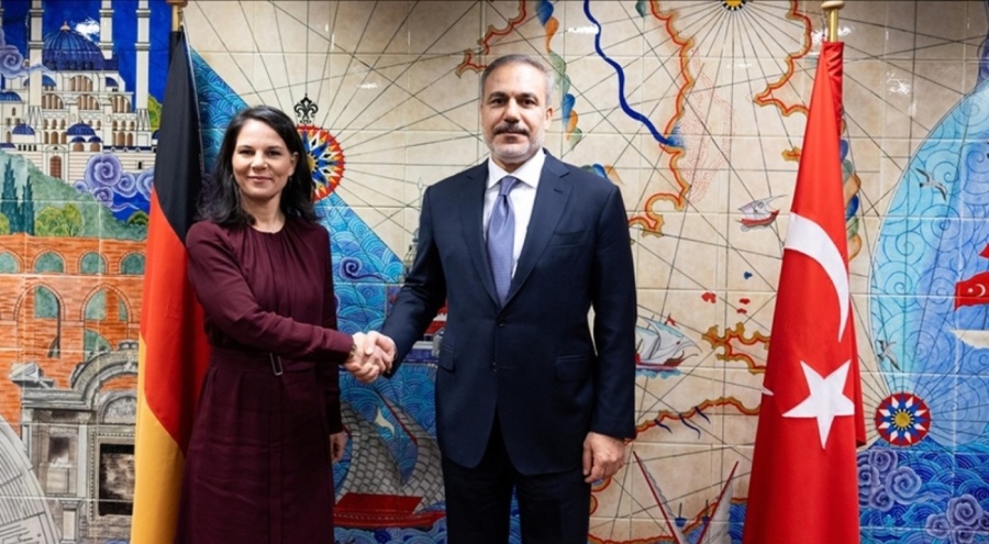Bakan Fidan Alman mevkidaşı Baerbock ile bir araya geldi