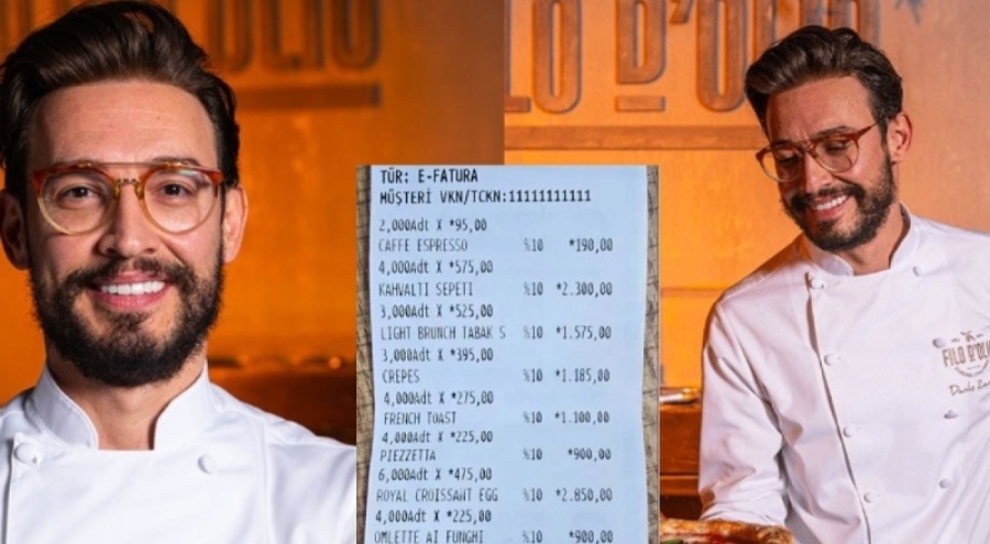 Danilo Zanna'nın restoranında 17 bin 528 liralık kahvaltı! Sosyal medyada gündem oldu