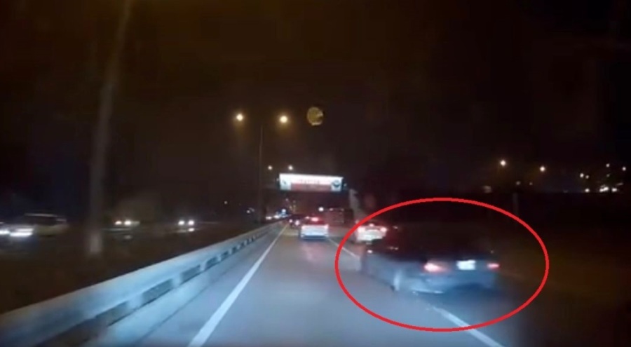 Bursa'da makas atarken kaza yaptı!