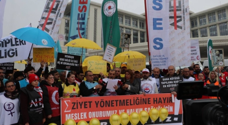 Aile hekimleri, Sağlık Bakanlığı önünde! "Reçetemize dokunmayın"