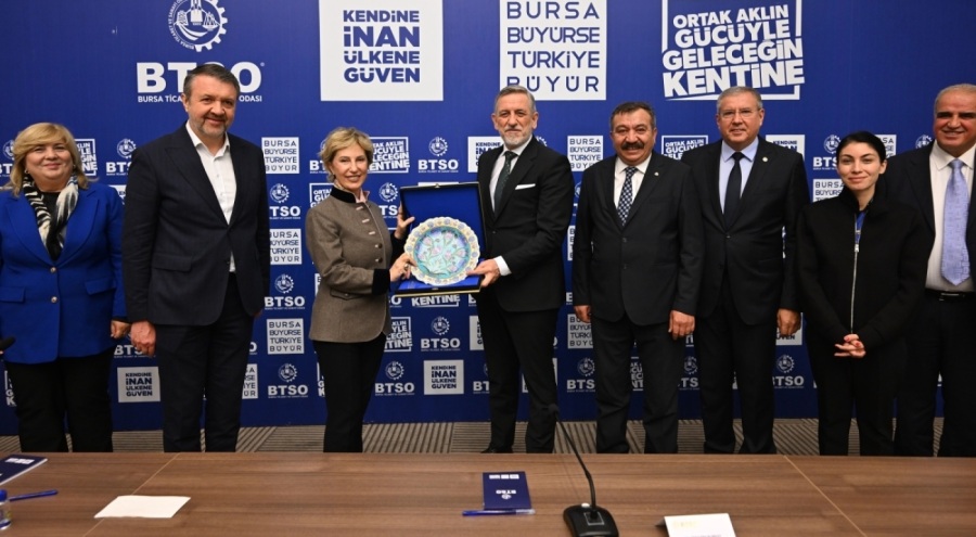 BTSO, Kütahya iş dünyası temsilcilerini ağırladı