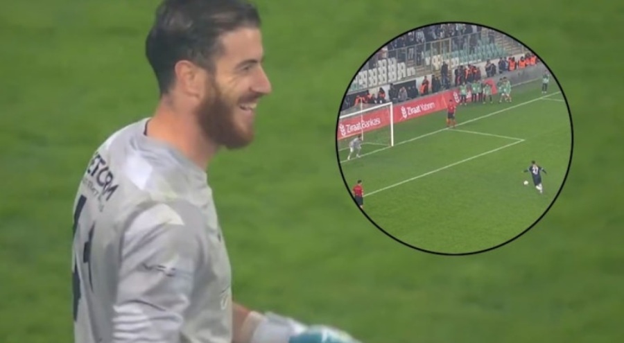 Bursaspor ile Van Spor Fk maçında penaltı atışlarında kalecinin hareketi tepki çekti