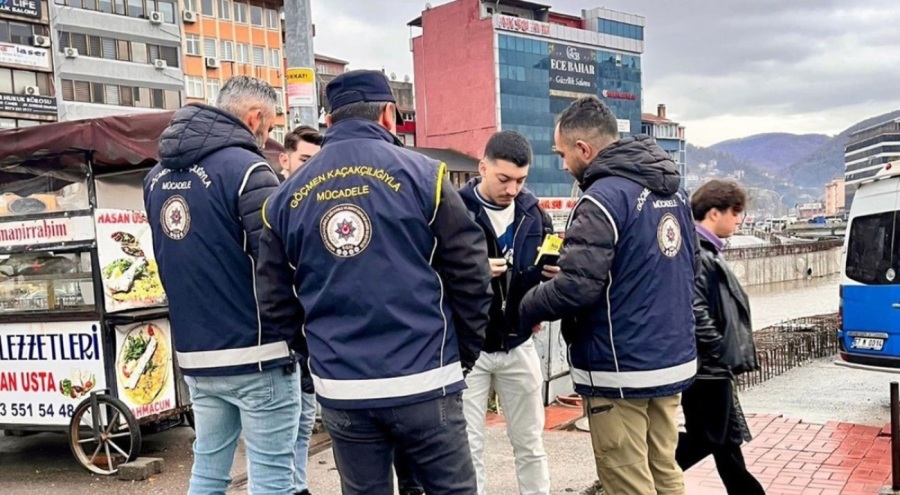 Zonguldak'ta denetim sonucu 7 düzensiz göçmen yakalandı