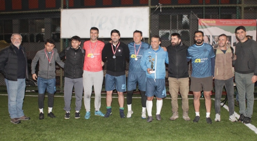 TMMOB Bursa İKK tarafından yapılan 34. Geleneksel Futbol Turnuvası şampiyonu belli oldu