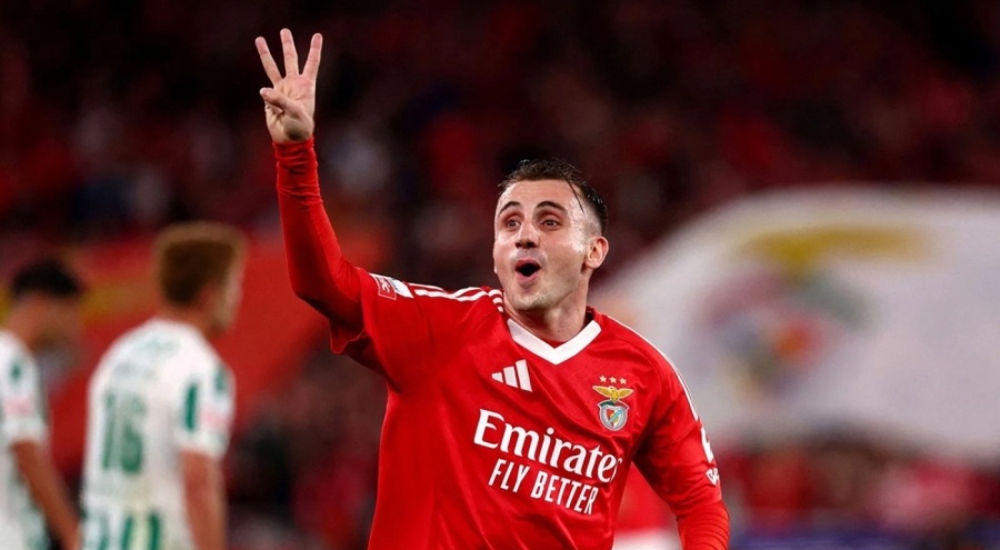 Kerem Aktürkoğlu, Benfica ve Guimaraes karşılaşmasında ilk 11!