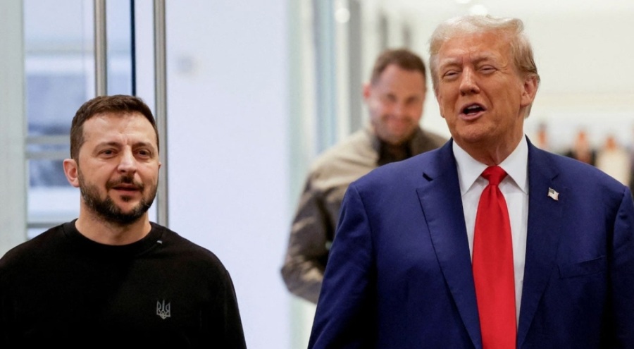 Macron, Zelenskiy ve Trump, Paris'te Rusya-Ukrayna Savaşı'nı görüştü