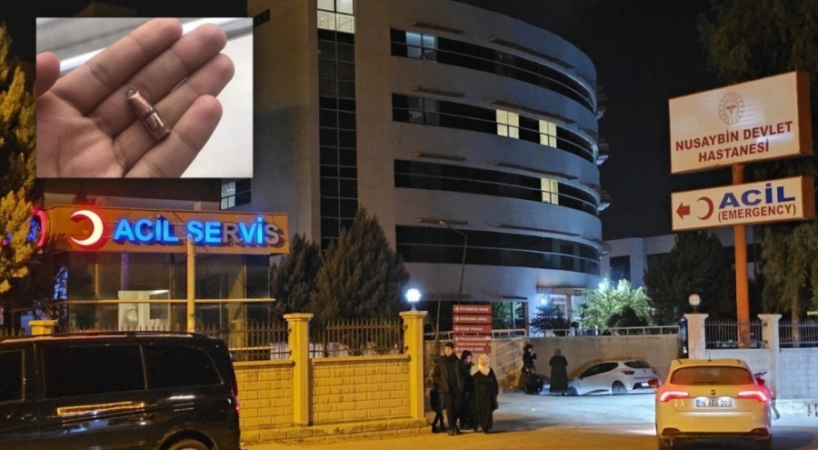 Nusaybin'de Suriye'den gelen yorgun mermilerin isabet ettiği iki kişi yaralandı