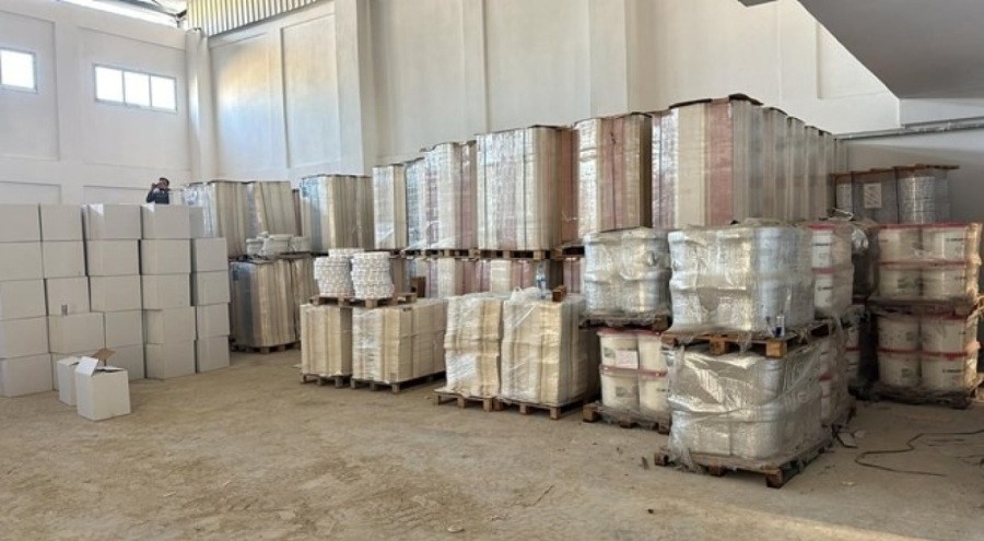 Depoda 32 milyon 500 bin kaçak makaron ele geçirildi