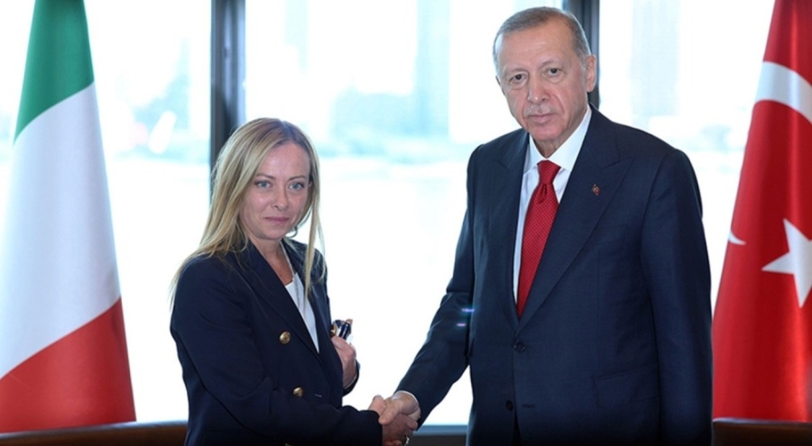 Cumhurbaşkanı Erdoğan, İtalya Başbakanı Meloni ile görüştü