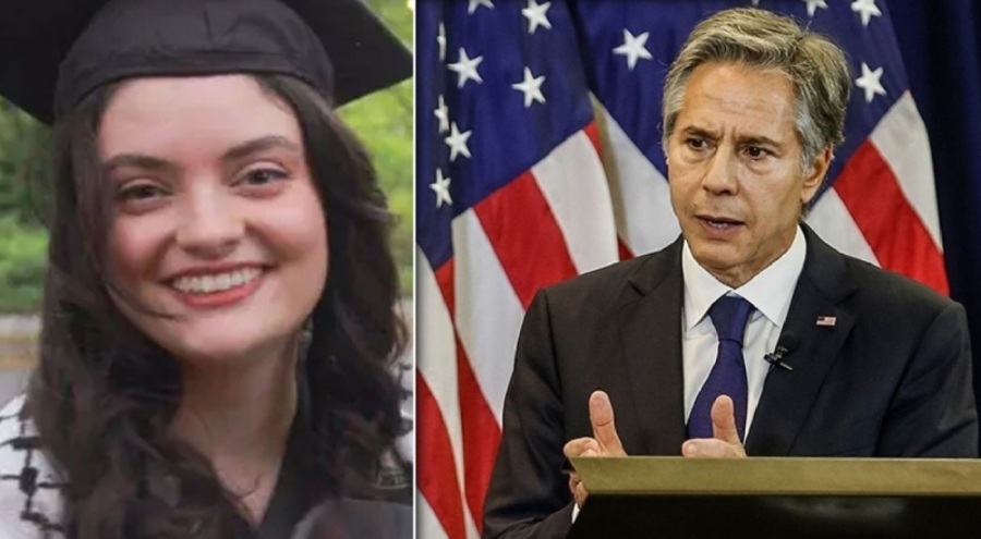 Blinken, İsrailli askerlerin katlettiği Ayşenur Ezgi Eygi'nin ailesi ile bir araya gelecek
