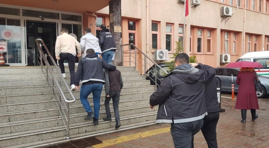 13 adrese eş zamanlı uyuşturucu operasyon