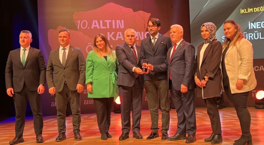 "Sürdürülebilir Hava Kalitesi Ölçüm Ağı Projesi" İnegöl'e ödül getirdi