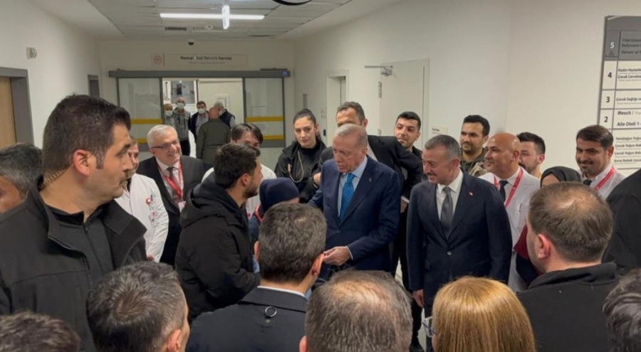 Cumhurbaşkanı Erdoğan, Kocaeli Şehir Hastanesi'ne ziyarette bulundu