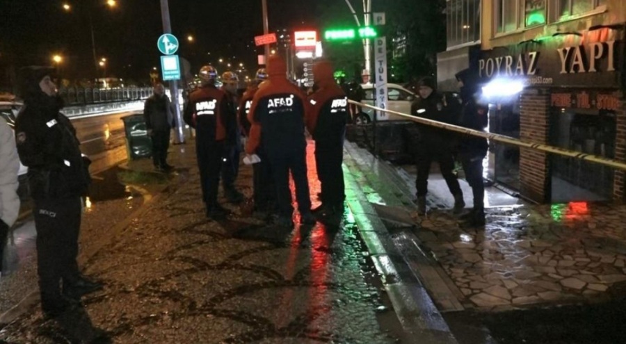 Fırtınadan dolayı sallanan bina tahliye edildi!