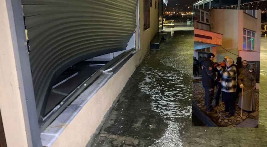 Korkunç dalgalar camları patlattı