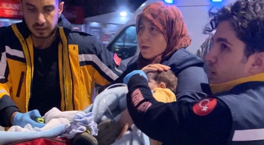 Bursa'da nefes borusuna mama kaçan 1,5 aylık bebek kurtarıldı