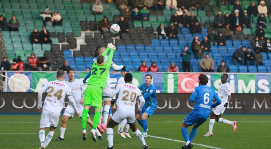 Rizespor ile Konyaspor berabere kaldı