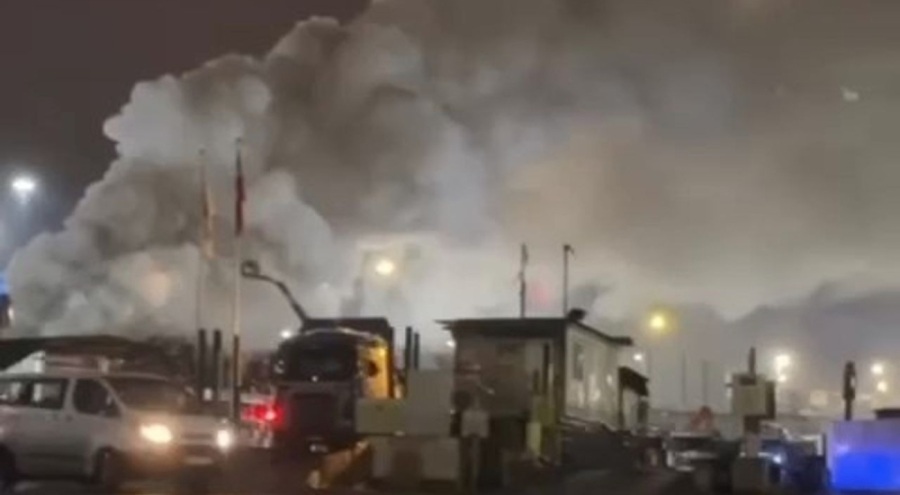 Ambarlı Limanı'nda korkutan yangın!