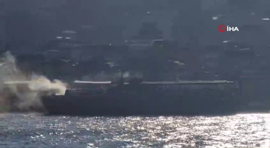 Tur teknesinde yangın çıktı!