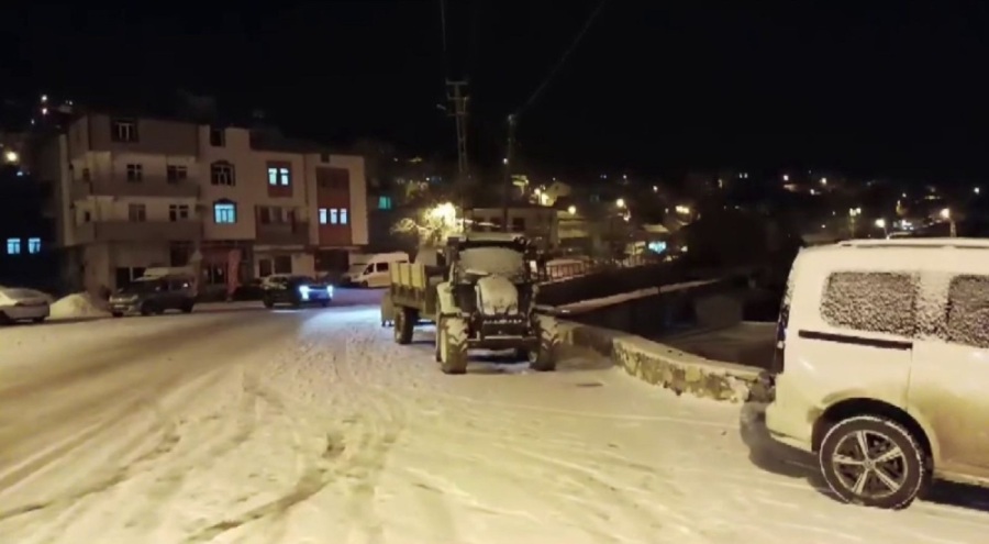 3 saatte il merkezi ve ilçeler beyaza büründü!