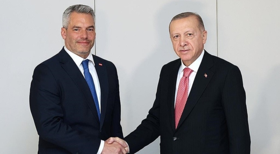 Cumhurbaşkanı Erdoğan, Avusturya Başbakanı Nehammer ile görüştü