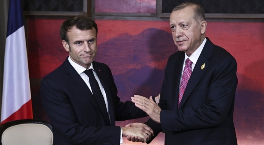 Erdoğan ve Macron 'Suriye' ile ilgili görüştü
