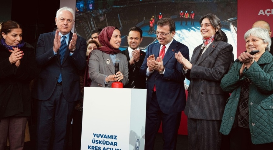 İBB Başkanı İmamoğlu'nun katılımıyla Üsküdar Belediyesi'nin ilk kreşi açıldı