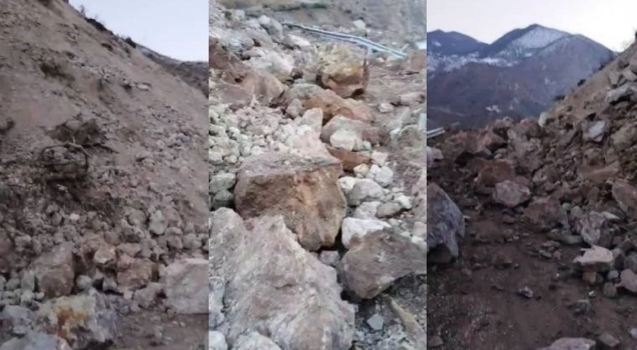 Artvin'de kar yağışı ve yağmur heyelana yol açtı: 6 köye ulaşılamıyor!