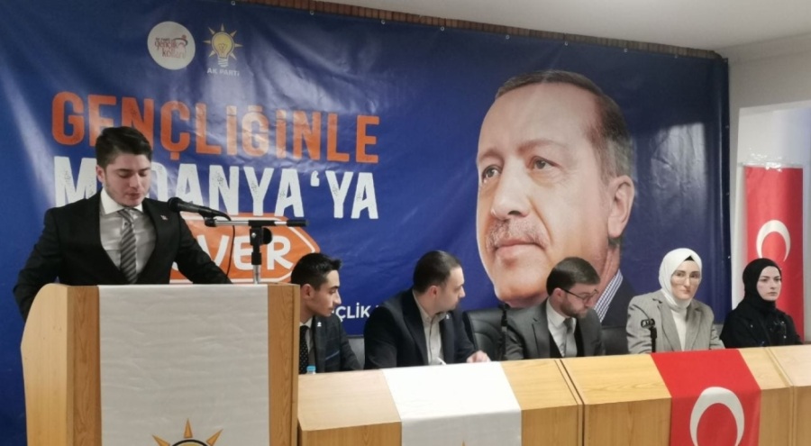 AK Parti Mudanya İlçe Gençlik Kolları Başkanı Kaan Gürbüz oldu