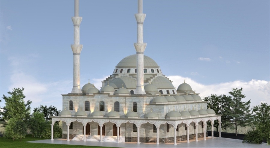 Mustafakemalpaşa'da temeli atılan cami gün yüzüne çıkıyor