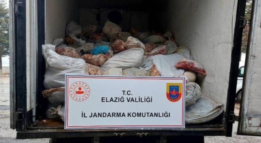 5 ton 880 kilogram kaçak et ele geçirildi!