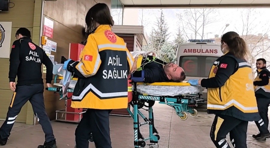 Bursa'da fabrika inşaatında elektrik akımına kapılan işçi ağır yaralandı