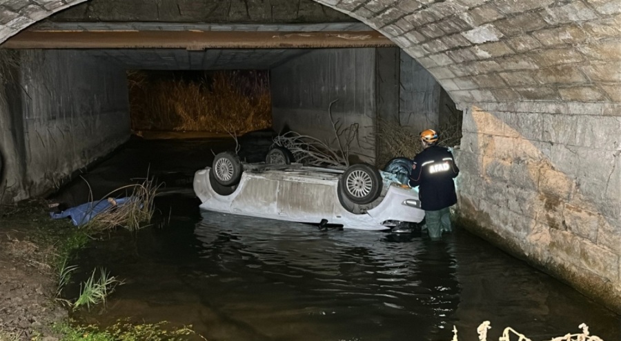 Geçen yıl kaza yaptığı yerde vefat etti