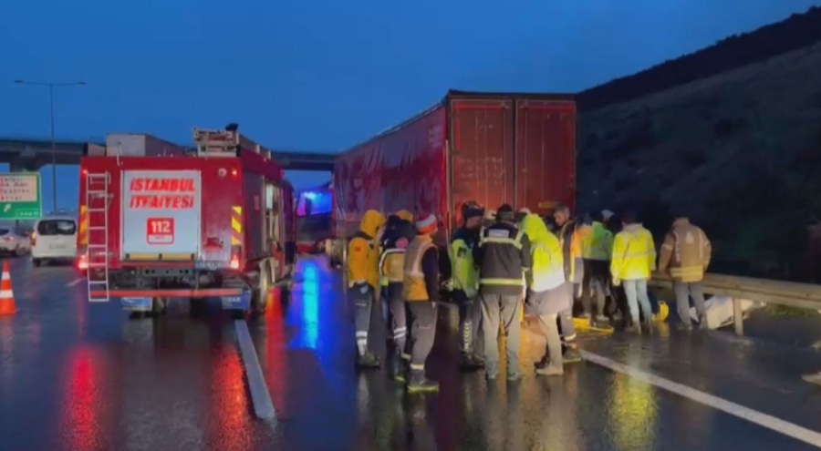 Kuzey Marmara Otoyolu'nda feci kaza! Sürücü hayatını kaybetti