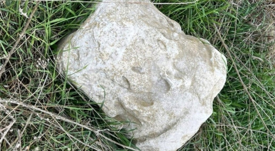 Antik sütun başlığı ele geçirildi