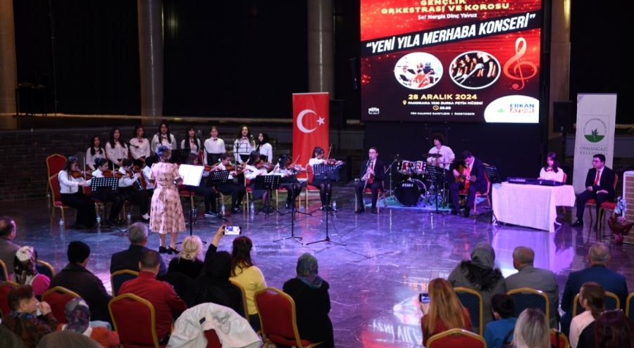 Osmangazi Gençlik Orkestrası ve Korosu'ndan yeni yıl konseri