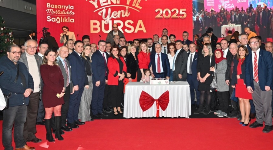 Bursa Büyükşehir Belediyesi ailesinden yeni yıl kutlaması