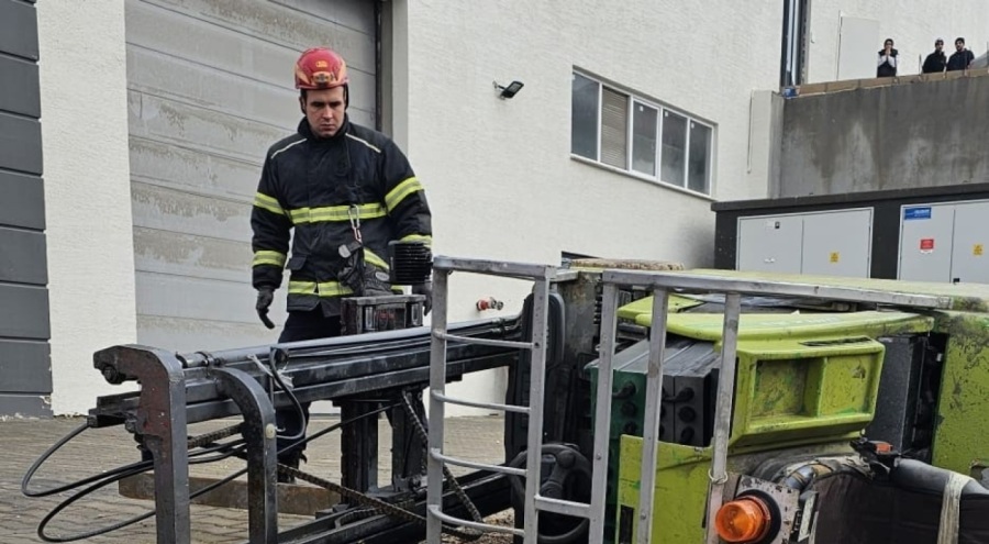 Bursa'da forkliftin altında kalan işçi hayatını kaybetti