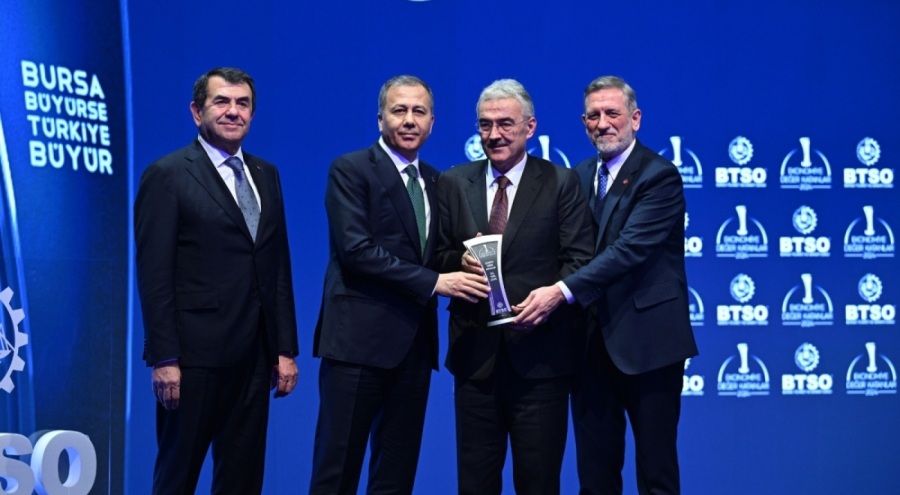BTSO'dan Yeşil Çevre'ye sürdürülebilirlik ödülü verildi