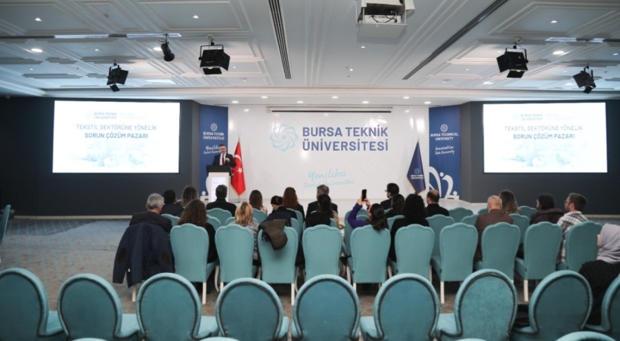 Bursa Teknik Üniversitesi ve tekstil firmaları sorun çözüm pazarında buluştu