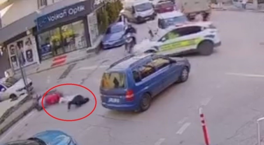 Bursa'da polisten kaçan motosikletli kazaya karıştı!